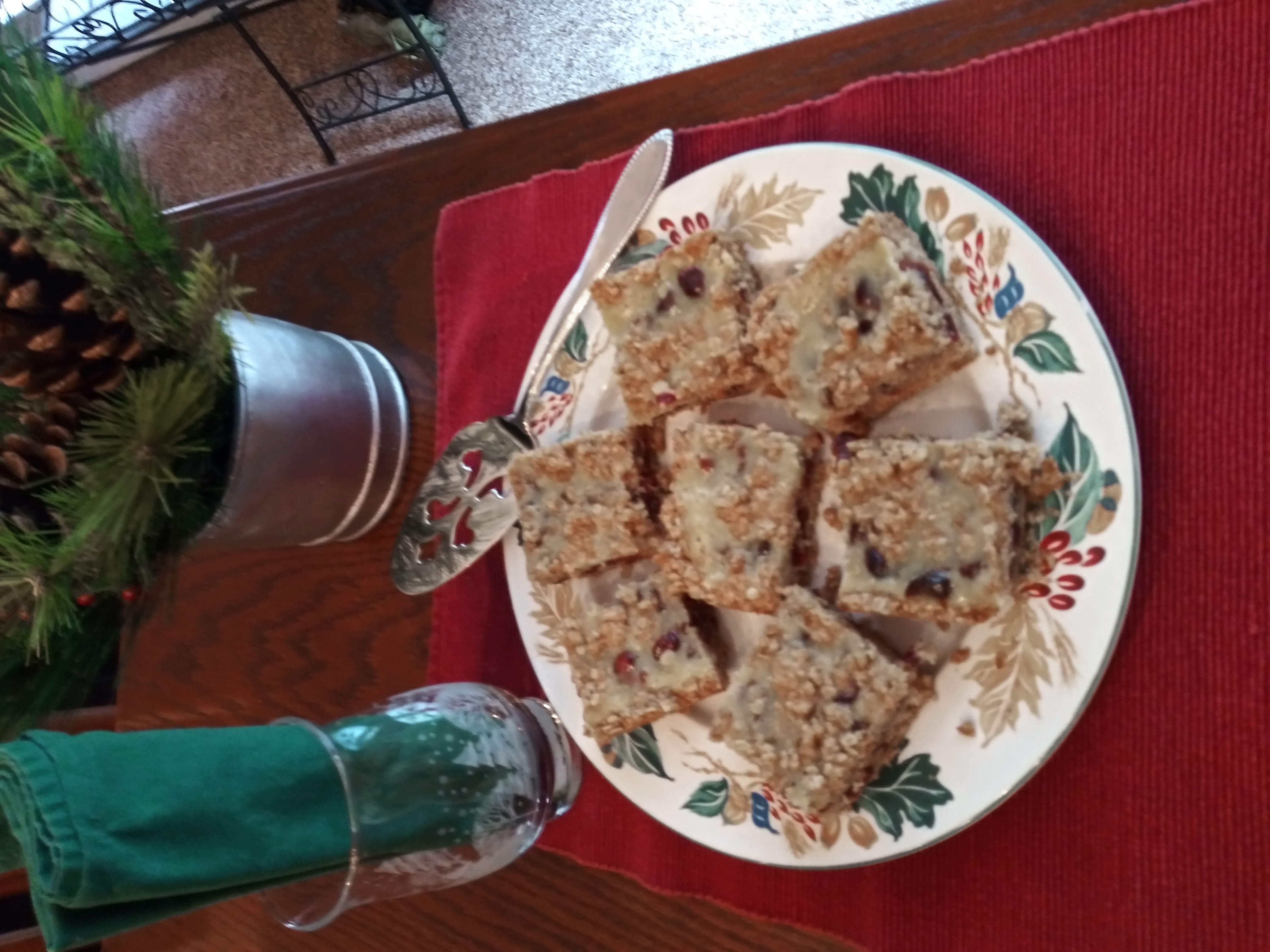 Cranberry-Orange Oat Bars