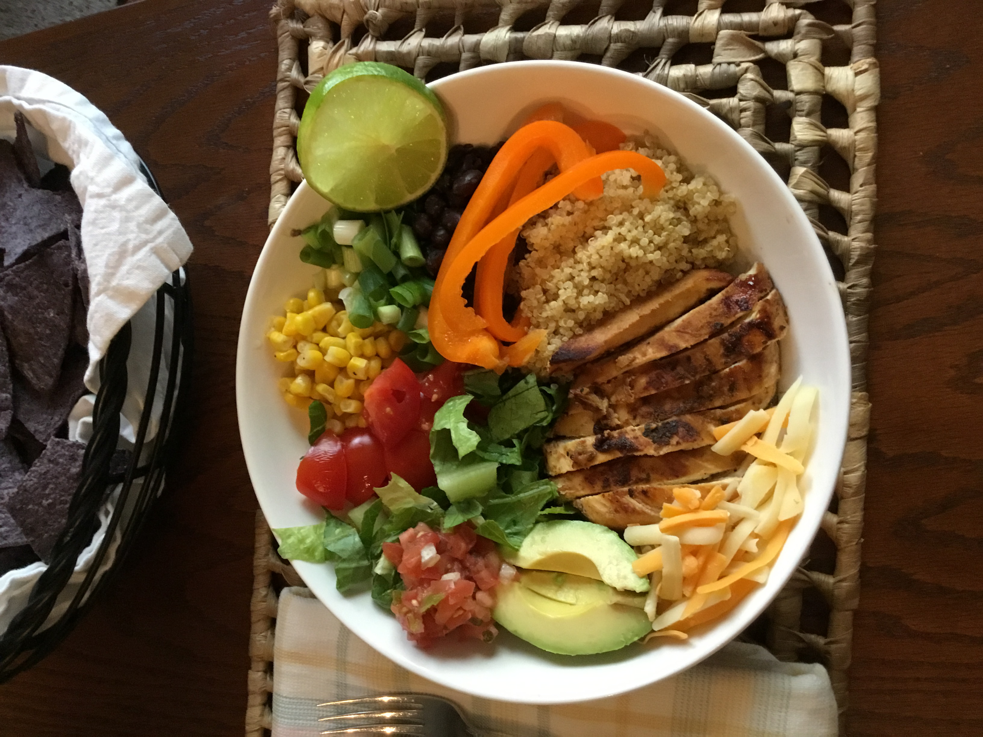 South of the Border Chicken and Quinoa Bowls